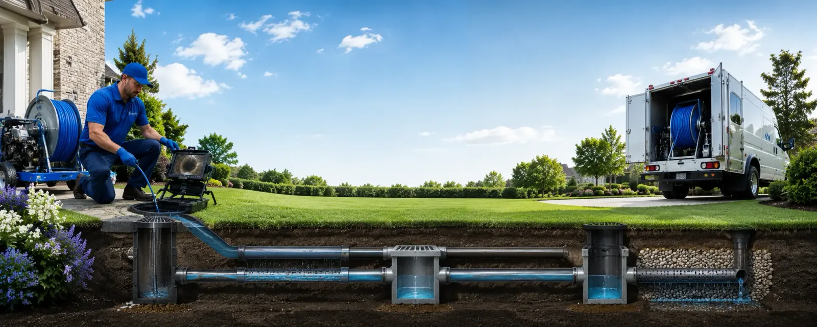 Outdoor drain cleaning information for Cedar Knolls, NJ